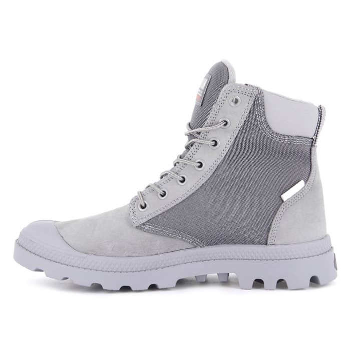 Bottes Palladium Pampa SC WPN U-S Femme Grise | FR WXF924M